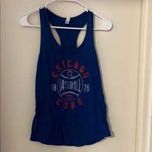 Chicago Cubs Blue Tank Top